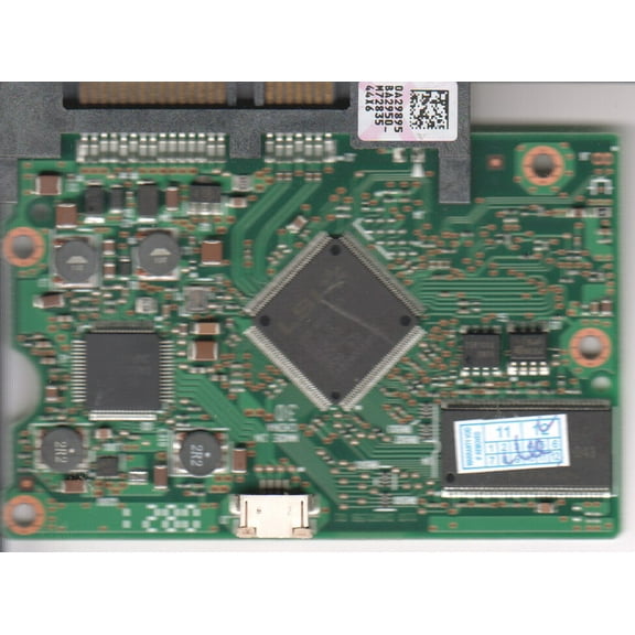 HDT721075SLA360, 0A29895 BA2950_, PN 0A38115, Hitachi 750GB SATA 3.5 PCB