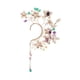 thumbnail image 2 of Pendiente tipo brazalete con forma de hueso de oreja, diseñado con clip estilo floral, pendiente envolvente. Estilo G, 2 of 9