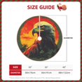 thumbnail image 2 of Rateoe Hawaiian Style Bald Eagle Pattern Christmas Tree Skirt with Ties , Christmas Tree Decorations, Farmhouse Christmas Decor Xmas Holiday Decorations-48", 2 of 6