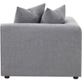 thumbnail image 3 of JERFIT Modular Corner Chair with Pillow, Grey Upholstered Sofa Chaise for Living Room, Space Saving Sectional Armchair, 3 of 8