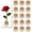 15pcs, variant on 10Pcs Floral Frogs 23mm/0.9inch Round Kenzans Mini Flower Frog Pin Frog Japanese Ikebana Spiky Frog Fixed Tools Metal Flower Arranger Tool Pin Holder for Small Vase