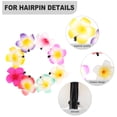 thumbnail image 4 of 24 pinzas para el cabello con forma de flor de plumeria hawaiana de 6 cm (2,4 pulgadas), accesorio para decoración de eventos como fiestas en la playa y bodas (12 colores surtidos)., 4 of 7