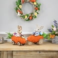 thumbnail image 3 of Northlight Girl Bunny with Carrot Car Easter Decoration - 13", 3 of 6
