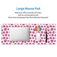 thumbnail image 5 of Rocae Hand Drawn Strawberry for Gaming Mouse Pad, Mouse Pad Large, Office Computer Keyboard Mousepad, Keyboard and Mouse Pad with Stitched Edges,31.5 x 11.8 in, 5 of 5