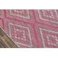 thumbnail image 3 of Momeni Indoor/Outdoor Geometric Contemporary Area Rugs, Pink, 3 of 7