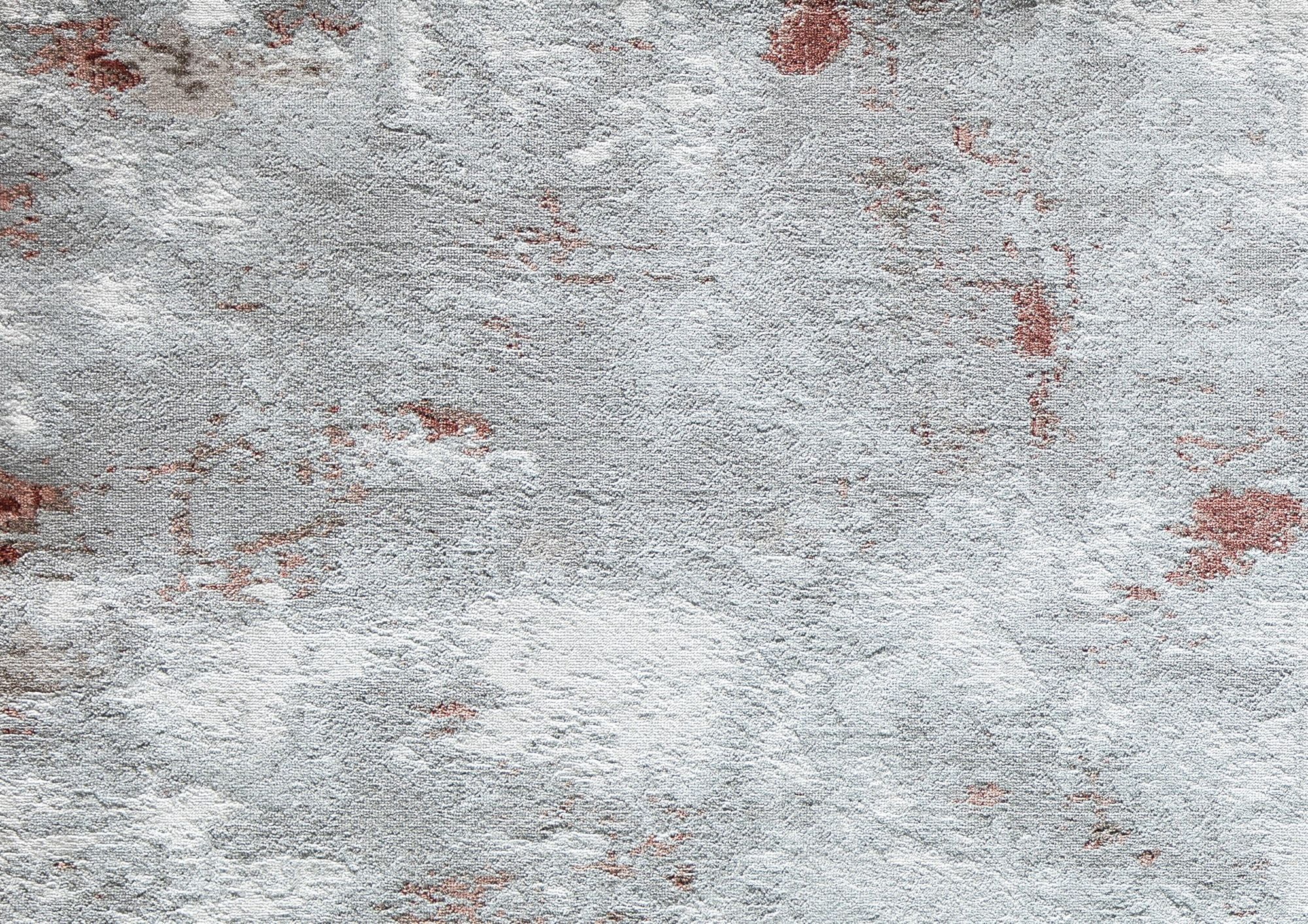 Rugs America Silas SM40D Silent Night Abstract Vintage White Area Rug, 2'6" x 4'
