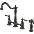 thumbnail image 3 of Pioneer Faucets 2AM501 Americana 1.5 GPM Bridge Kitchen Faucet - Chrome, 3 of 5