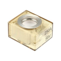 Unique Bargains Waterproof 250A Marine Rated Battery Fuse Terminal Fuse Only 58V DC Maximum