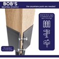 thumbnail image 3 of Bob's Industrial Supply Fence Post Anchor Ground Spike Metal Fence Stakes 4-Pack - 24 x 4 x 4in, 3 of 5