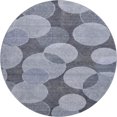 thumbnail image 2 of Addison Rugs Mayfield Premium Machine Washable Transitional Geometric Denim Round Rug, 8' x 8', 2 of 6