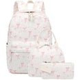 thumbnail image 1 of Set de Mochila Escolar BTOOP con Lazo Rosa Impermeable y Aislante, 1 of 9
