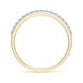 thumbnail image 2 of Angara Natural 0.26 Ct. Aquamarine Non Eternity Ring in 14K Yellow Gold for Women (Ring Size: 3.5), 2 of 9
