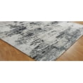 thumbnail image 2 of K2 Floor Style Jardin Sand/Steel Hand Made Cotton Chenille Area Rug, 2 of 4