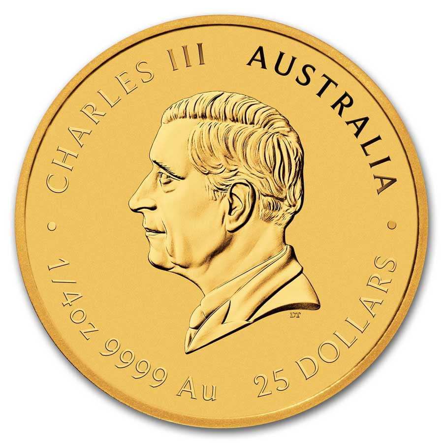 2025 Australia 1/4 oz Gold Lunar Snake BU (Series III)