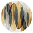 thumbnail image 2 of Safavieh Hollywood Dalia Abstract Area Rug, Gold/Blue, 6'7" x 6'7" Round, 2 of 10