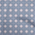thumbnail image 1 of oneOone Cotton Flex Medium Blue Fabric Arabic Moroccan Fabric For Sewing Printed Craft Fabric By The Yard 40 Inch Wide, 1 of 5