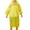 Yellow, variant on Happy Date 1 Pack Raincoats for Kids, Reusable Rain Ponchos with Hood and Sleeves Waterproof Rain Coats for Boys and Girls
