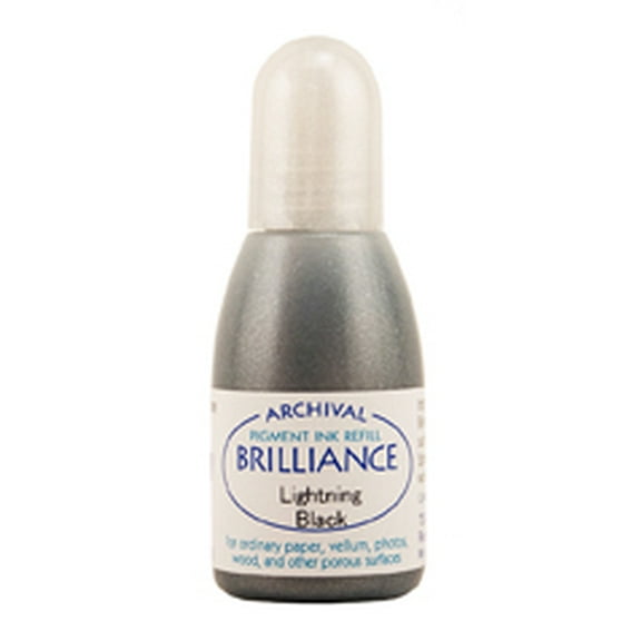 Tsukineko  Brilliance Lightning Black Ink Refill