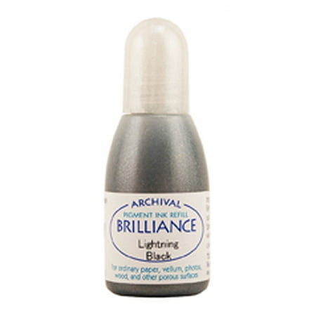 Tsukineko Brilliance Lightning Black Ink Refill