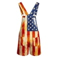 thumbnail image 4 of American Flag Overalls Men 4th of July Overall Shorts 250 Anniversary USA Bibs Red White and Blue Outfits Patriotic, 4 of 6