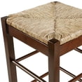 thumbnail image 5 of Home Square Sq Rush 24" Stationary Counter Stool in Cappuccino - Set of 2, 5 of 6