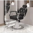 thumbnail image 1 of Silla Sillón De Barbería Negro  Reclinable Reclinable SELDA EXPORTS, 1 of 8