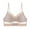 1pc-Beige, variant on Gymayou Seamless Low Back Bra Wireless Padded Spaghetti Straps Bralette Thin Straps V Neck Backless Comfort Underwear Bra 1pc-Beige L