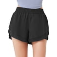 thumbnail image 2 of Women's 2 in 1 Running Shorts - Lightweight Athletic Workout Gym Yoga Shorts Liner with Phone Pockets, 2 of 7