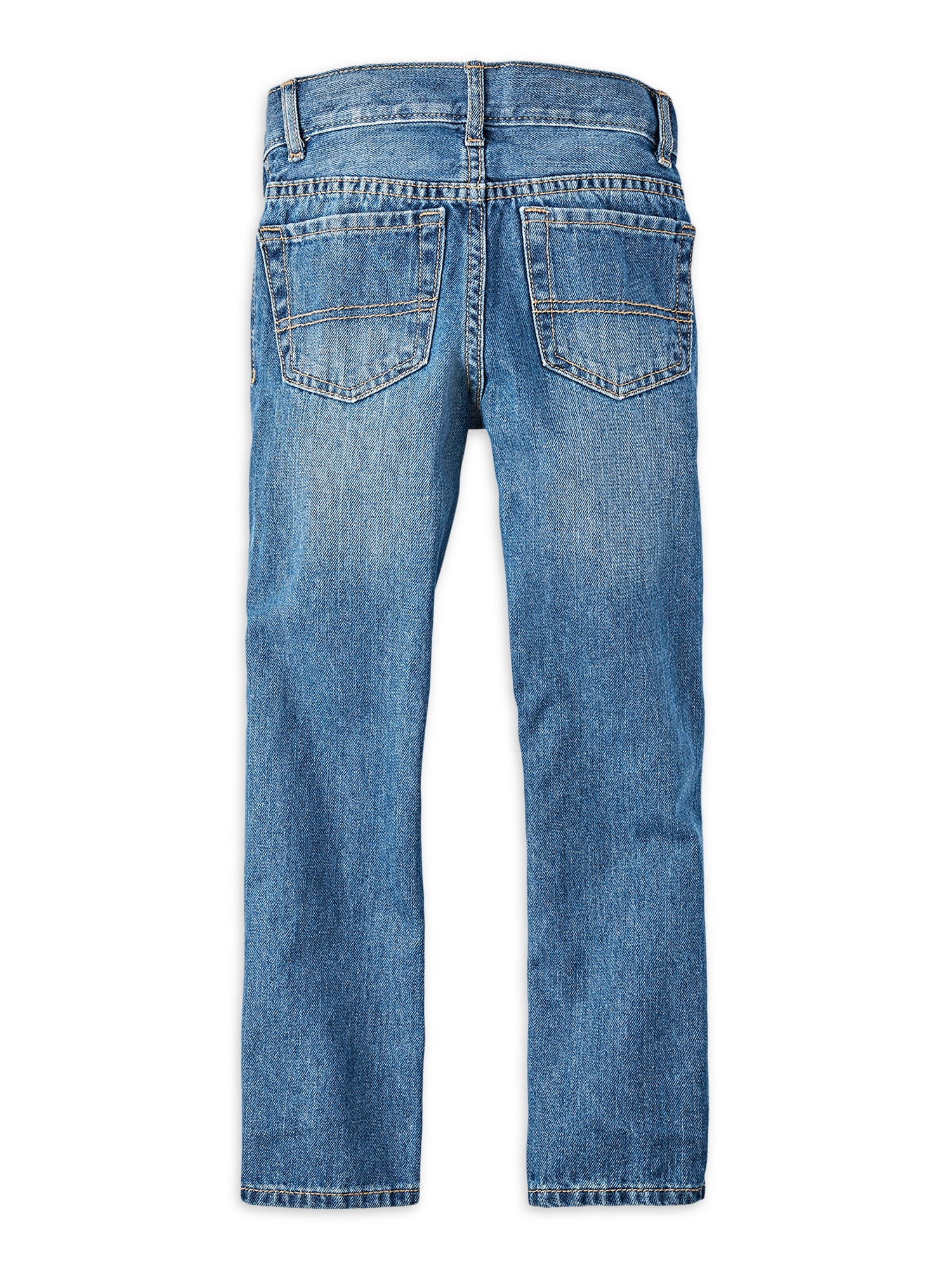 The Children's Place Boys Straight Fit Denim Jeans, 2-Pack, Sizes 4-18