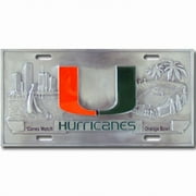 Miami Hurricanes License Plate