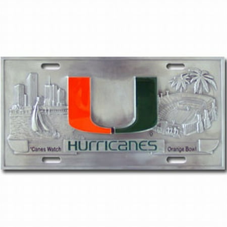 Miami Hurricanes License Plate