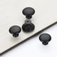 thumbnail image 4 of 20 pomos para puertas, tiradores para cajones, tiradores vintage de 30 mm, pomos para muebles y armarios de cocina (negro), 4 of 5