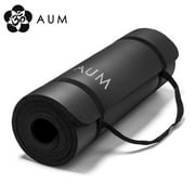 AUM High Density HD Foam Tech Yoga Exercise Mat 72" x 24" x 1 2" by Vandue