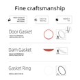 thumbnail image 3 of Kit de Juntas para Puerta AGILLE M11 Compatible con Midmark M11 Ultraclave, 3 of 7