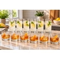 thumbnail image 6 of Mainstays Cooler Tennyson Glass Drinkware Set, Clear, 12 Pieces, 6 of 8