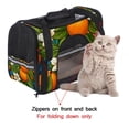 thumbnail image 4 of Tangerine Sherpa Pet Carrier Bag for Dogs and s - Fabric 900D Oxford Cloth Base Material with Nylon Webbing - 17x10x11.8 in/43x26x30 cm - Portable and Comfortable Travel, 4 of 7