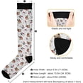 thumbnail image 3 of Coolnut Compression Socks Set of 2 Pairs for Women & Men - Best Support Socks for Running, Nurses, Travel (French Bulldog) Gift, 3 of 7