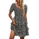 thumbnail image 1 of WILLBEST Vestidos Casuales para Mujer con Curvas Vestido de Gasa de Manga Corta con Estampado Floral para Mujer Vestido de Pastel En Capas para Verano Chica, 1 of 2