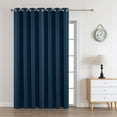 thumbnail image 1 of Cortinas opacas Joydeco con aislamiento térmico, color azul marino, 230 cm, 1 of 7