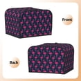 thumbnail image 3 of Fotbe Cute Flamingo for Four Slice Toaster Cover, Fingerprint Protector, Super Soft Appliance Cover And Dust Cover,Bread Dust Cover & Fingerprint Protection, 3 of 7