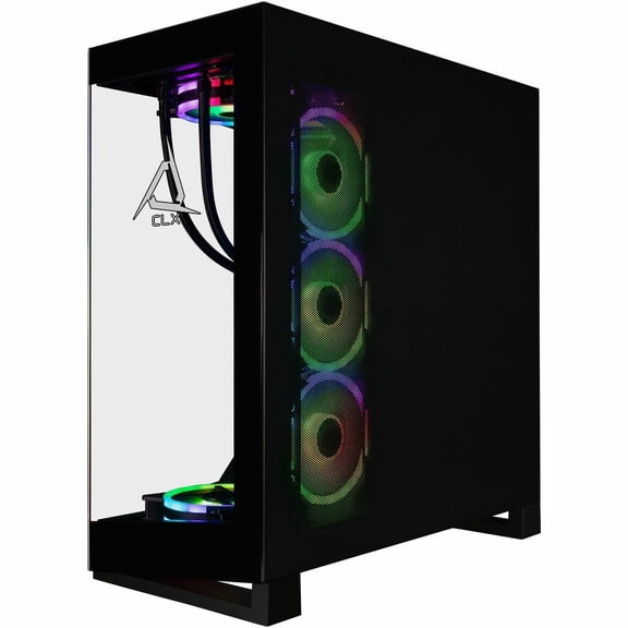 CLX Horus Gaming Desktop Computer, AMD Ryzen 9 9950X, 96 GB, 8 TB HDD, 2 TB SSD, Mid-tower, Black