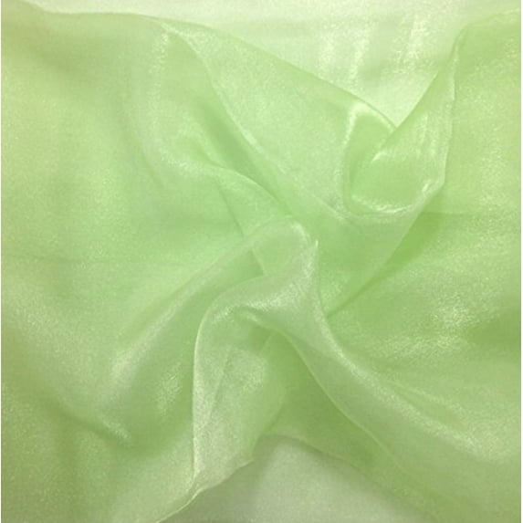 Crystal Sheer Organza Fabric by the 5, 10, 15 and 20 Yard Increment, 58"/60" Wide, All Colors