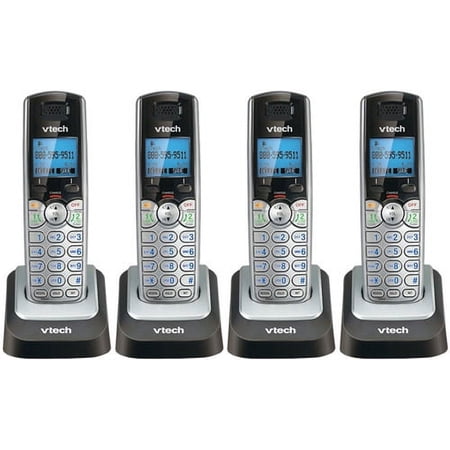 UPC: 0616174200018 | Vtech DS6101 (4-Pack) 2-Line Cordless Additional Handset for DS6151 Phone