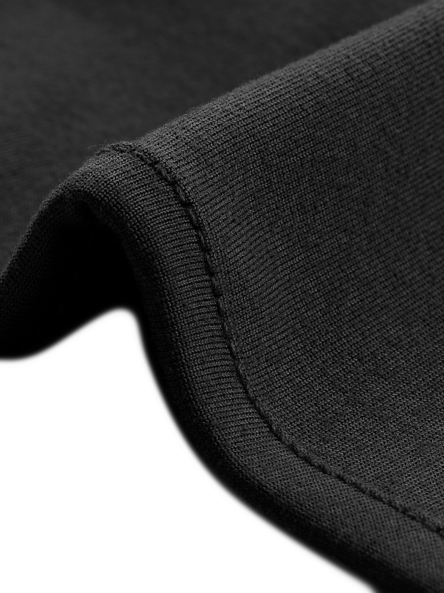 DARING DIVA Women's Scoop Neck Long Sleeve Slim Fit Bubble Skirt Dress M Black