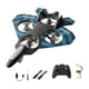 thumbnail image 3 of Avión de control remoto Hobby Glider Regalos para niños Quadcopter Helicóptero Giro de 360 degree Azul con 1 batería, 3 of 7