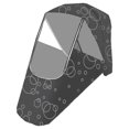 thumbnail image 2 of Cochecito Protector de lluvia Sunnimix cremallera transparente transpirable azul, 2 of 8