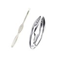 thumbnail image 2 of Clearance Items,npkgvia Cooking Utensils,Kitchen Gadgets,Eating Crab Tools Crab Pincers Crab Lobster Pincers Crayfish Open Crab Needle Kitchen Supplies Set,Cookware,Silver, 2 of 5
