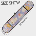 thumbnail image 3 of Yayeee Double Oven Mitt Kitchen Heat Resistant Baking 35" x7" Quilted Glove, Purple Clouds, 3 of 6
