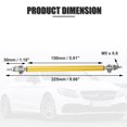 thumbnail image 3 of Unique Bargains 1pair 150mm 5.91' Splitter Support Rods Adjustable Front Bumper Lip Splitter Strut Rod Tie Bars for Car Gold Tone, 3 of 6