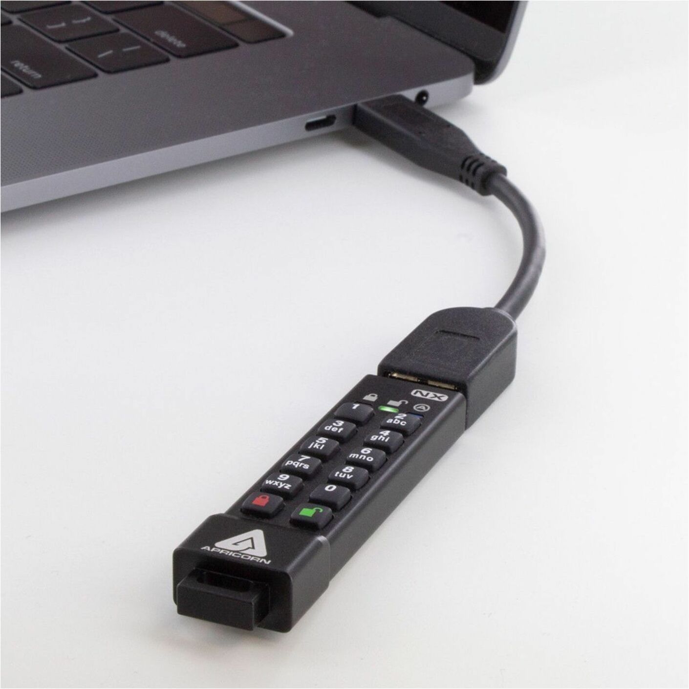 Apricorn 256GB Aegis Secure Key Encrypted USB 3.0 Flash Drive ASK3-NX-256GB